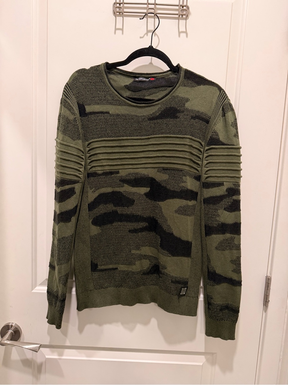 TM Exposure Men's XL
Camo Ribbed Detail Knit
Sweater